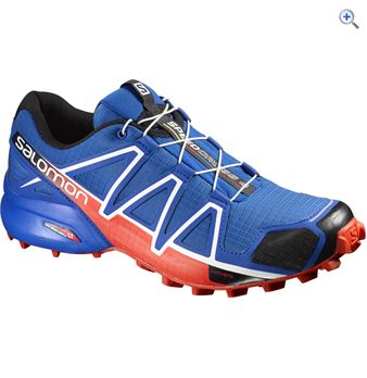 Salomon Men's Speedcross 4 Trail Running Shoe - Size: 10 - Colour: BLUE-RED Salomon Men's Speedcross 4 Trail Running Shoe - Size: 10 - Colour: BLUE-RED